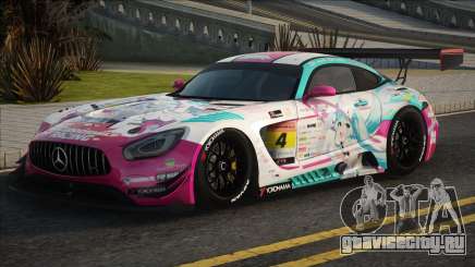 Mercedes-BENZ AMG GT3 GOODSMILE RACING 2024 MIKU для GTA San Andreas