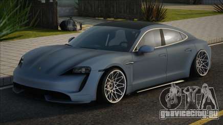 Porsche Taycan Turbo S 2021 Grey для GTA San Andreas