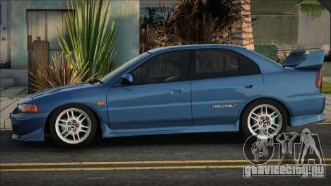 Mitsubishi Lancer Evolution IV Blue для GTA San Andreas