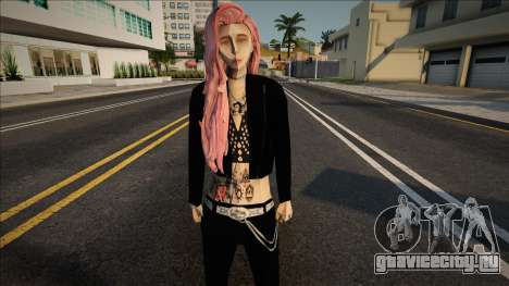 Девушка Ира с татуировками на теле для GTA San Andreas
