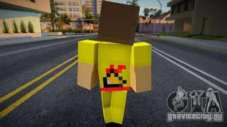 Minecraft Ped Wmybell для GTA San Andreas