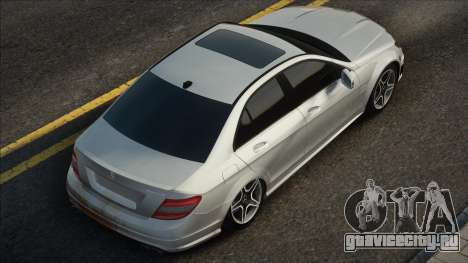 Mercedes-Benz C 63 AMG White для GTA San Andreas