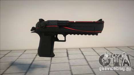 Red-Black Desert Eagle для GTA San Andreas