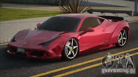 Ferrari 458 Italia Red для GTA San Andreas