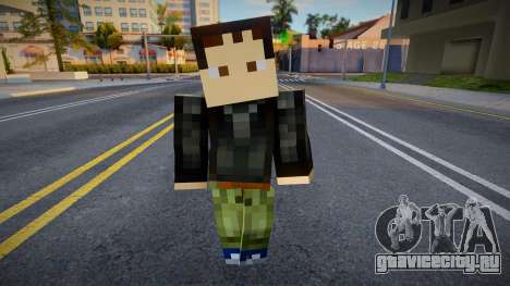 Minecraft Ped Claude для GTA San Andreas