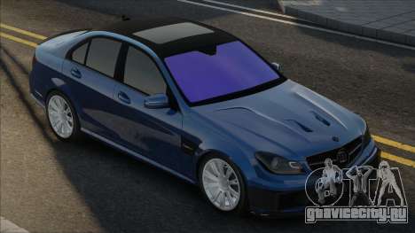 Mercedes-Benz C63 Brabus Blue для GTA San Andreas