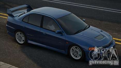 Mitsubishi Lancer Evolution IV Blue для GTA San Andreas