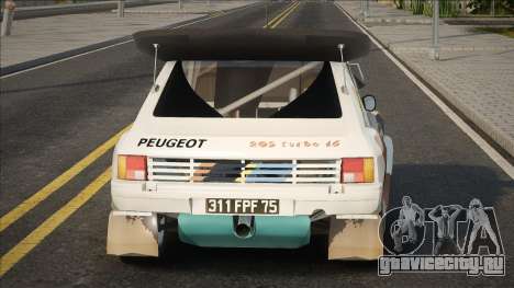 Peugeot 205 Turbo для GTA San Andreas