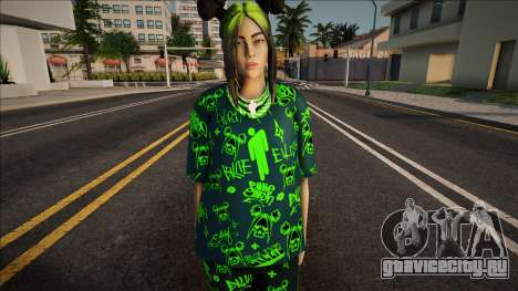 Билли Айлиш v3 для GTA San Andreas