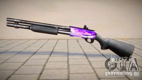 Chromegun Purple ver1 для GTA San Andreas