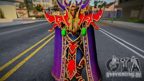 Kaelthas Sunstirder Warcraft 3 Reforged для GTA San Andreas