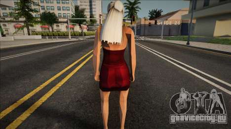 Юлия в вечернем платье для GTA San Andreas