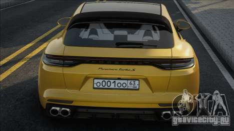 Porsche Panamera Turbo S Yellow для GTA San Andreas
