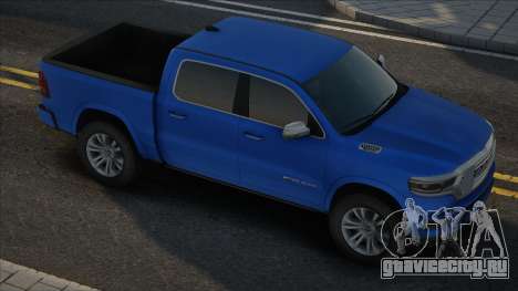 Dodge Ram 1500 Longhorn 2023 Blue для GTA San Andreas