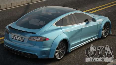 Tesla Model S P90D Blue для GTA San Andreas