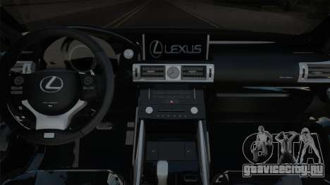 Lexus IS 350 Blue для GTA San Andreas