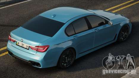 BMW 750I XDrive New Plate для GTA San Andreas