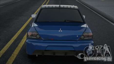 Mitsubishi Lancer Evolution MR Blue для GTA San Andreas
