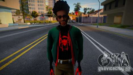 Miles Morales Hoodie Suit ( ITVS ) для GTA San Andreas