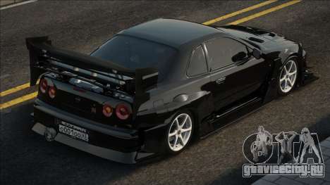 Nissan Skyline GT-R Blek для GTA San Andreas