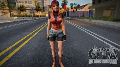 DOA Hitomi [Claire Redfield Cosplay] для GTA San Andreas