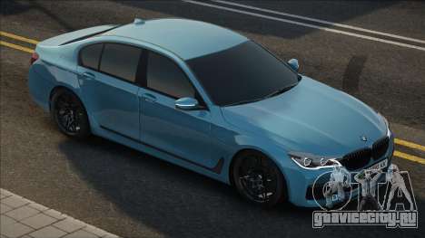 BMW 750I XDrive New Plate для GTA San Andreas