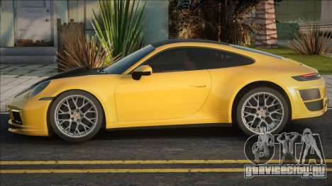Porsche Carrera S 911 Yellow для GTA San Andreas