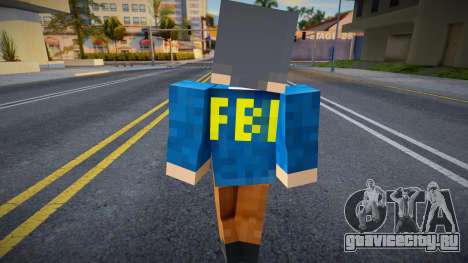 Minecraft Ped FBI для GTA San Andreas