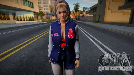Helena Douglas - Varsity Jacket Boston Red Sox для GTA San Andreas