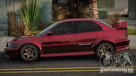 Mitsubishi Lancer Evolution V Red для GTA San Andreas