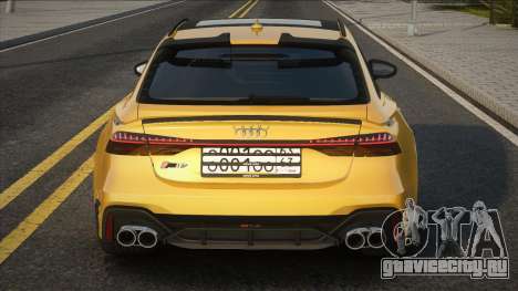 Audi RS6 Avant Yellow для GTA San Andreas