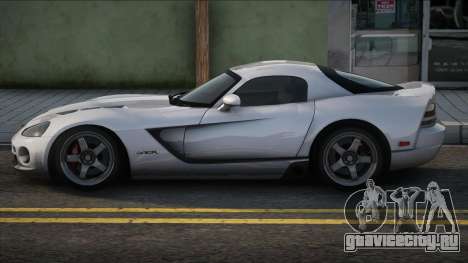Dodge Viper ACR White для GTA San Andreas