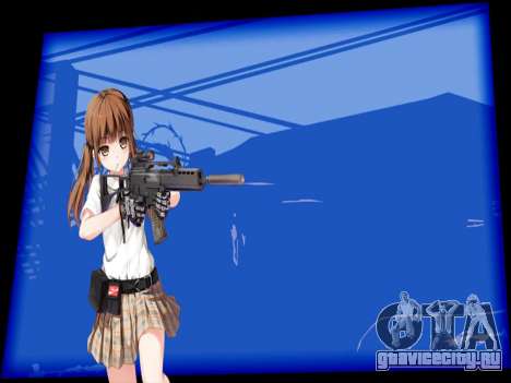 Anime Girls Loading Screen для GTA San Andreas