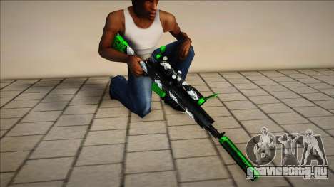 Skull Sniper Rifle для GTA San Andreas