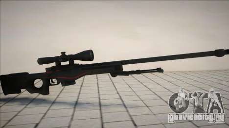 Red-Black Sniper Rifle для GTA San Andreas