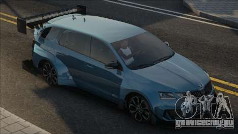 Skoda Octavia VRS A7 Blue для GTA San Andreas