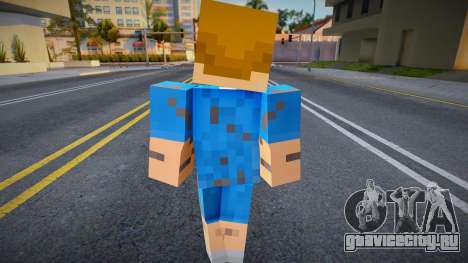 Minecraft Ped Dwayne для GTA San Andreas