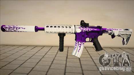 Purple M4 [v1] для GTA San Andreas