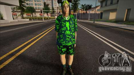 Билли Айлиш v3 для GTA San Andreas