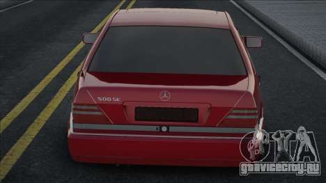 Mercedes-Benz 500 SE Red для GTA San Andreas