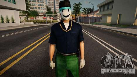 Ped with Tenkuu Shinpan Mask 1 для GTA San Andreas