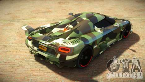 Koenigsegg Agera One FSR S1 для GTA 4