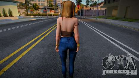 Tina Armstrong - Slip Skinny Destroyed Jeans для GTA San Andreas