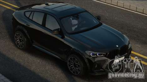 BMW X6m Competition Blek для GTA San Andreas