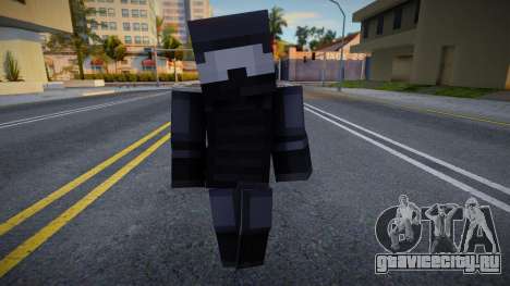 Minecraft Ped SWAT для GTA San Andreas