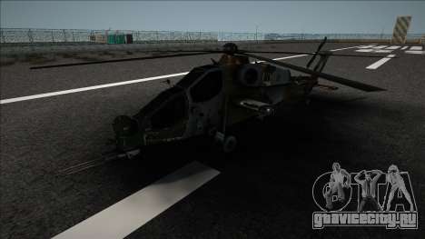 TUSAŞ T-129 Atak Helikopteri Modu для GTA San Andreas