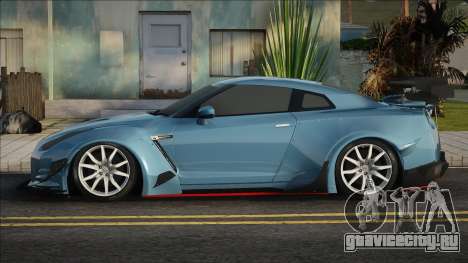 Nissan GTR R35 [Blue] для GTA San Andreas