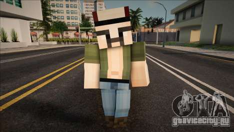 Minecraft Ped Swmotr для GTA San Andreas