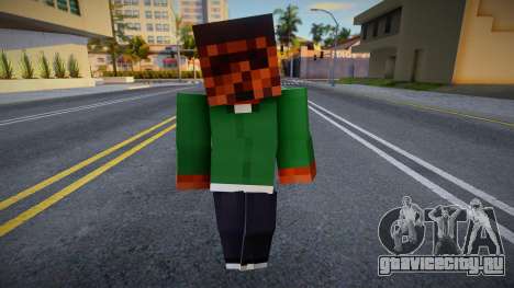 Minecraft Ped Ryder3 для GTA San Andreas