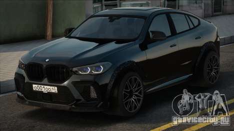 BMW X6m Competition Blek для GTA San Andreas
